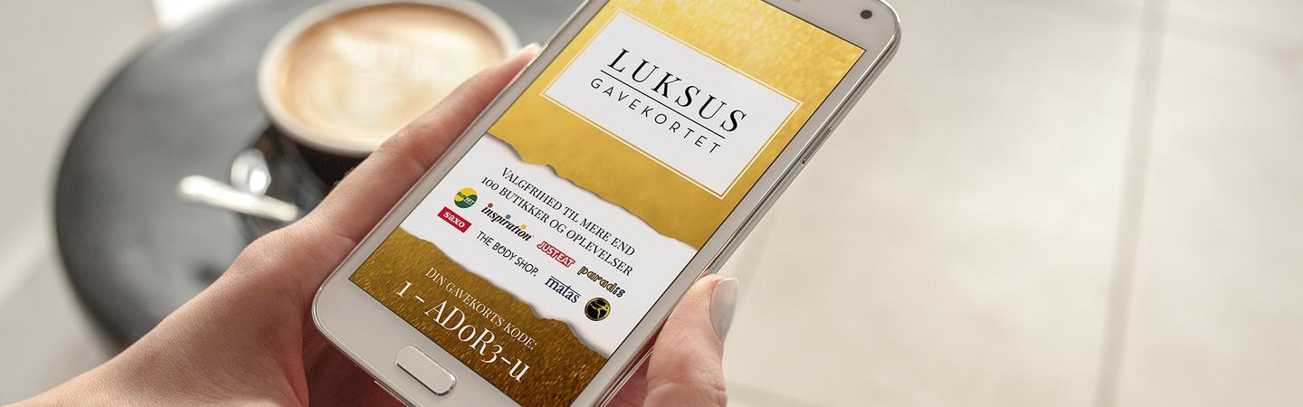 Sådan indløser du luksus gavekort Sådan indløser du luksus gavekort